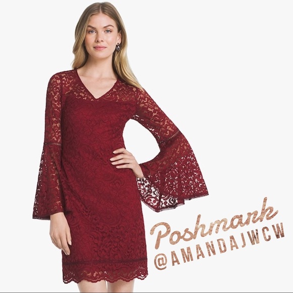 White House Black Market Lace Dress - Picture 1 of 6